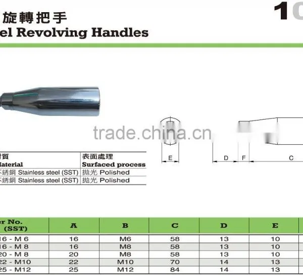 For Food Machines Parts Polished Stainless Steel Revolving Handle photo-2