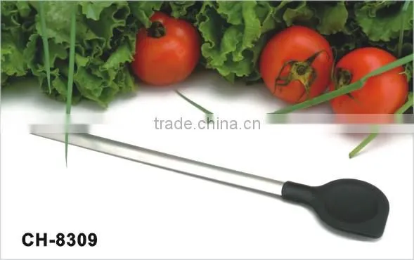 S/S+PA 32.2*6.2 Kitchen Utensil Plastic Scoop/frying Scoop/cooking Spoon photo-2