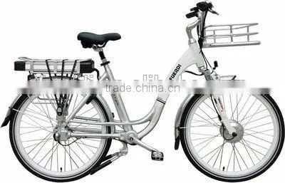 26" e- Bike With Unique Basket
