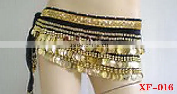Professional Belly Dance Hip Scarf (XF-016)