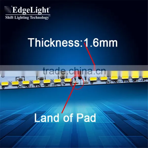 Edgelight Hot Sale 24V Factory Price High Quality Smd 3014 Led Strip 1180 mm Cheap Led Light Bar Aluminous PCB Strip photo-5