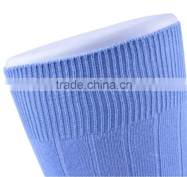 High Quality Pure Cotton Blank Color Dress Crew Socks Men photo-4