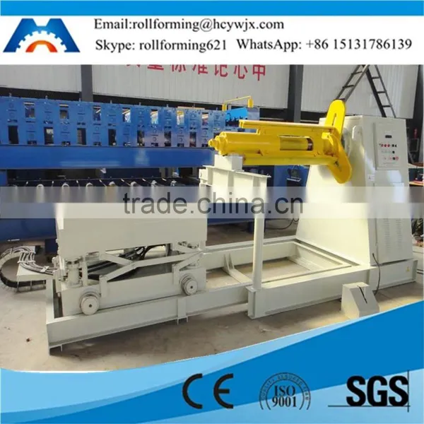 5-10 Tons Color Steel Coil Manual/ Hydraulic Uncoiler Machine photo-2