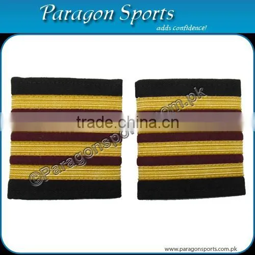 Pilot Epaulettes Airline Epaulettes 4 Gold 3 Maroon Bars