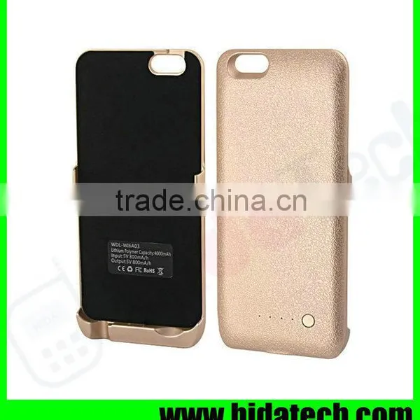 4000mah Mobile Phone Power Bank Case for IPhone 6 Exteranl Battery Cover Wholesaler photo-3