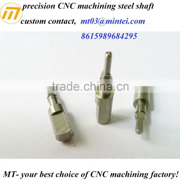 Dongguan Factory Custom Precision Cnc Machined/ Machining Stainless Steel Knurled Shaft photo-2