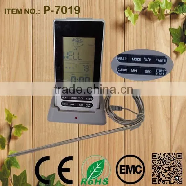 Multifunctional Remote Wireless Barbecue Grill Thermometer photo-2