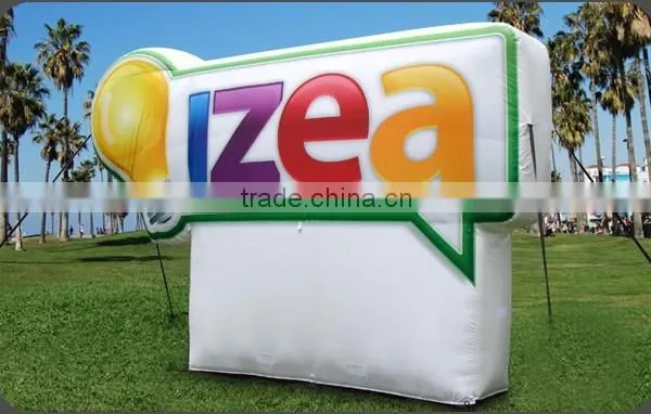 Custom Shape Logo Wall Inflatables Outdoor Advertising photo-2