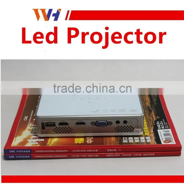 New Mini 1080P 400 ANSI Lumen HDMI Digital DLP Portable 3D Projector photo-2