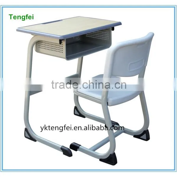 Plastic Classroom Desk and Chair Sets for One Students for Primary/elementary School
