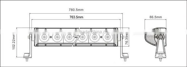 140w 31.5" Led Work Light Bar Spot Driving Offroad Truck Boat Car Outdoor Lamps LED Light Bar photo-4