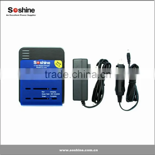18650 Battery Charger/ Rechargeable Battery Charger/Soshine SC-S1 Mix III For18650/16340(RCR123)/14500, Etc photo-2