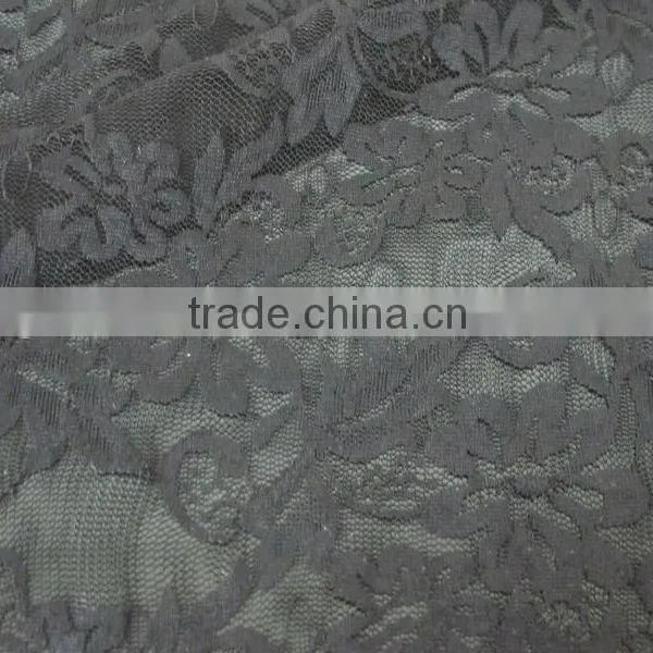 Nylon Lace Fabric For Garment Nylon Embroidery Voile Lace-APN3974 photo-3