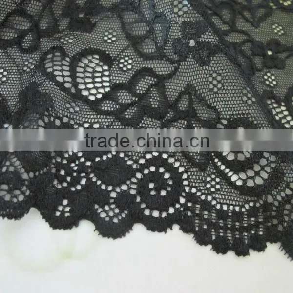 APN4064Y-16CM-handcut Swiss Voile Lace Trimming Swiss Voile Lace in Guangzhou for Women Underwear photo-3