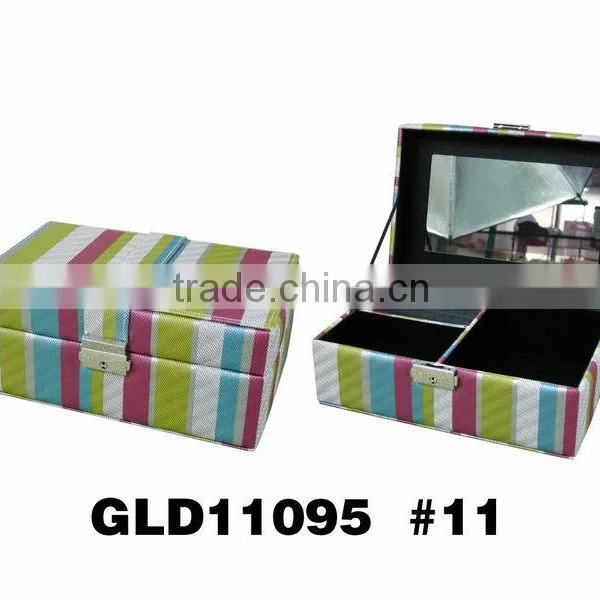 Snap Jewelry Box With Mirror With Lock Factory Sale Directly photo-2