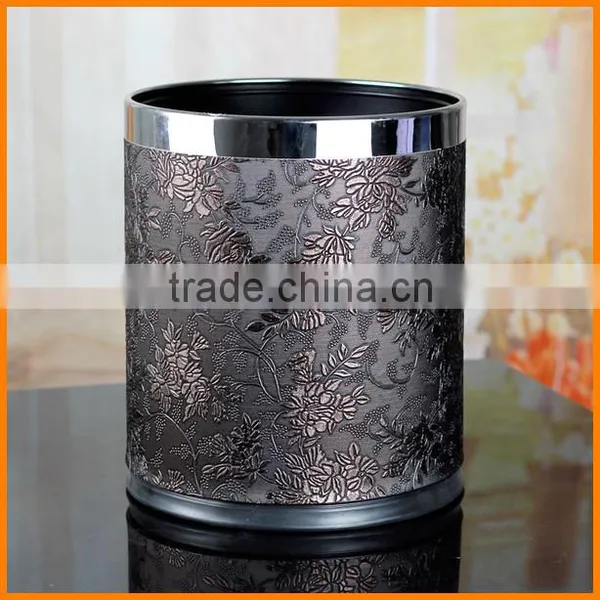 European Creative Cortex Double Household Trash Fashion Retro Patterns Capless Living Room Bedroom Wastebasket / Barrel photo-6