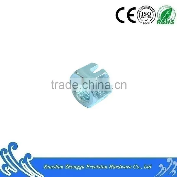 DIN935 Carbon Steel Hexagon Slotted and Castle Nuts With Blue-white Zinc Quality Choice photo-3