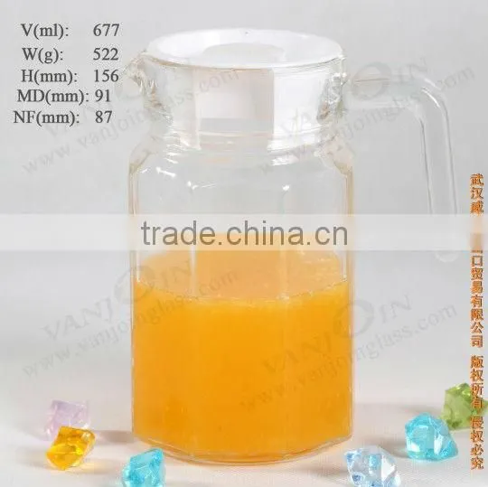 Hex Glass Tea Pot