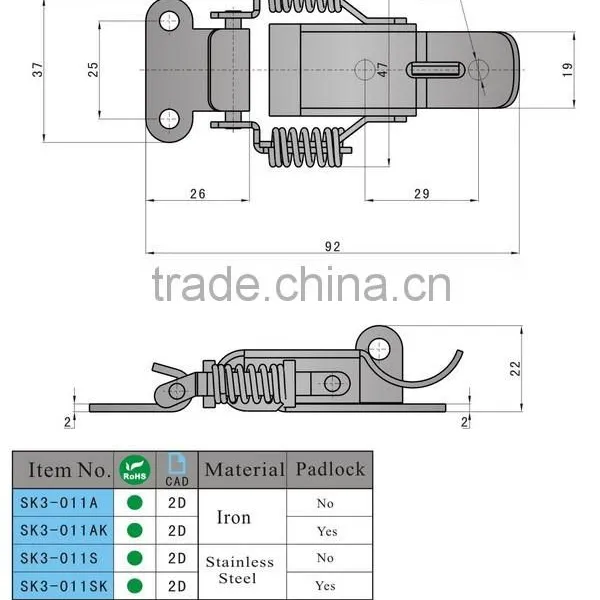 SK3-011AK Spring Latch / Toggle Latch photo-2