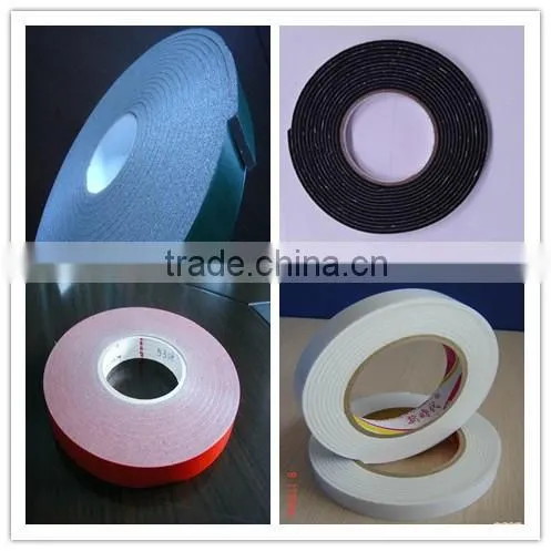 Wholesale Double Sided Foam Tape on Car/wall/window/door, Red/white/black Color EVA/PE/PU Foam Tape