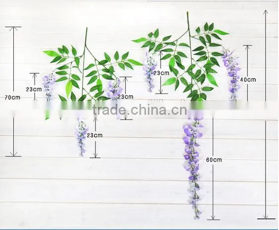 Artificial Wisteria Flower for Indoor Decoration photo-3