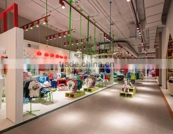 Shopping Mall Koisk Show Eco-friendly Children Clothing Stores Display photo-3