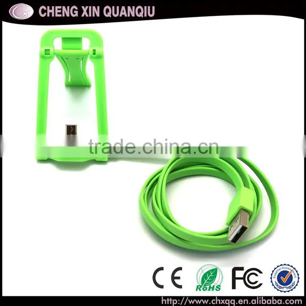 [CX]2016 Latest 2 in 1 Mobile Phone Micro USB Data Charging Cable Transmission Cable for Iphone 6 Charger Cable photo-3