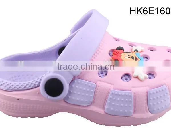 2016 Double Layer Colorful Printing Upper Kids Clogs, Anti Skiding Dots Clogs photo-5