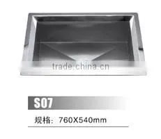 Widely Used Stainless Steel 304 Double Bowl Cheap Handmade Kitchen Sink photo-4