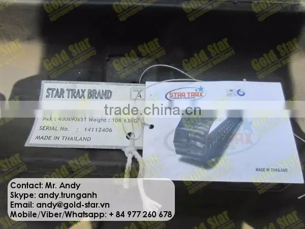 STAR TRAX Rubber Track 400x47x90w photo-4