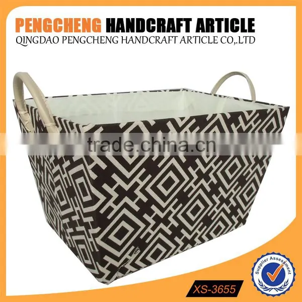 Multi-purpose Trapezoidal Home Clothes Storage Basket photo-3