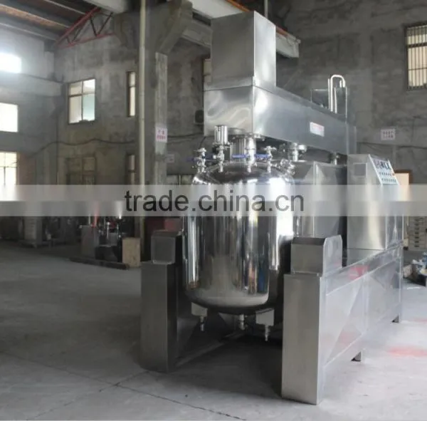 Body Lotion Making Vacuum Emulsifying Mixer photo-5