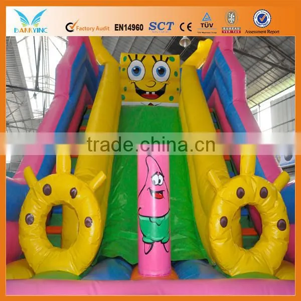 Cute Inflatable Spongebob Slide Inflatable Dry Slide Inflatable Slide photo-3