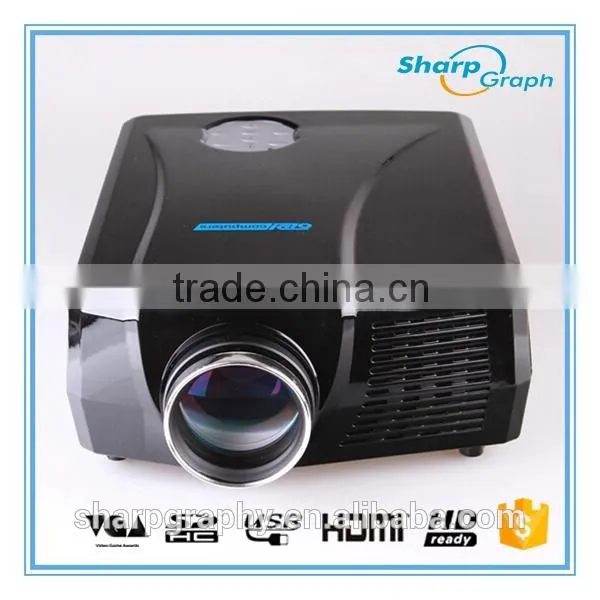 Online Shopping 2800 Lumens Full HD LED 3D Micro Hologram Professional Home Theatre Projector LX768 photo-2