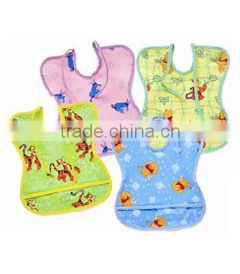 Top Sale 100% Cotton Custom Organic Plain Terry Baby Bib Wholesale With Embroidery Logo photo-3