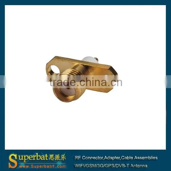 Sma Jack SMA 2 Hole Panel Mount Jack With Short Dielectric and Solder Panel Mount rf Sma Connector photo-2