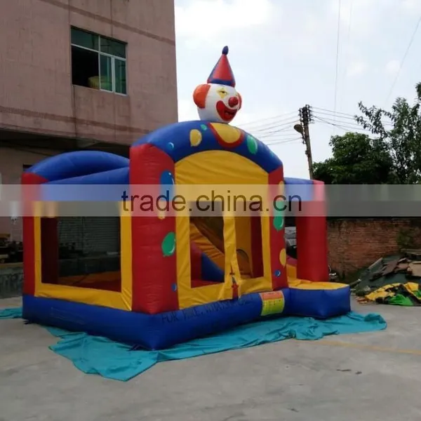 2015 Hot Commercial Clown Inflatable Bouncer Combo photo-2