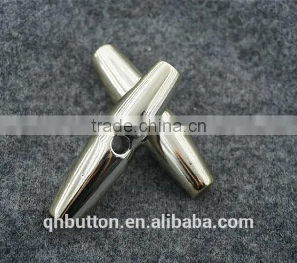 FASHION PLATING SIGLE HOLE BAR BUTTON FOR CLOTHING photo-4