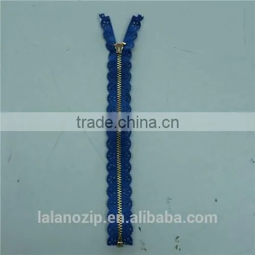 Rhinestone Chain for 100 Polyester Zippers Wholesale 5# Brass photo-4