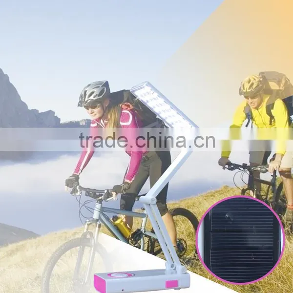 4 Colors Solar Led Rechargeable Powered Light Lamp Table Lamp