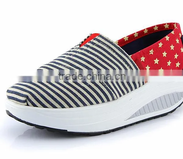 High Heel Canvas Shoes Japan Hot photo-2