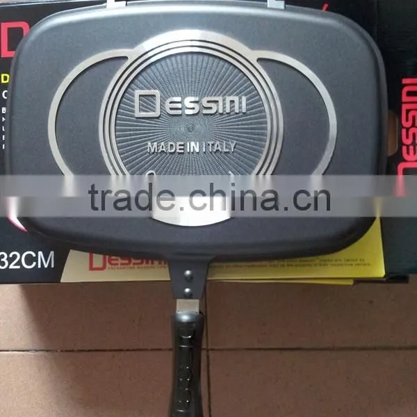 Aluminum Die-casting Double Sided Grill Pan
