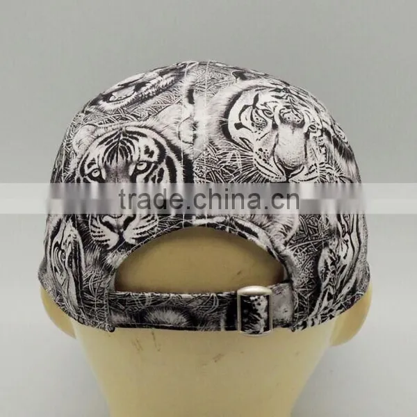Strap Buckle Sublimation Flat Brim 5 Panel Caps photo-3