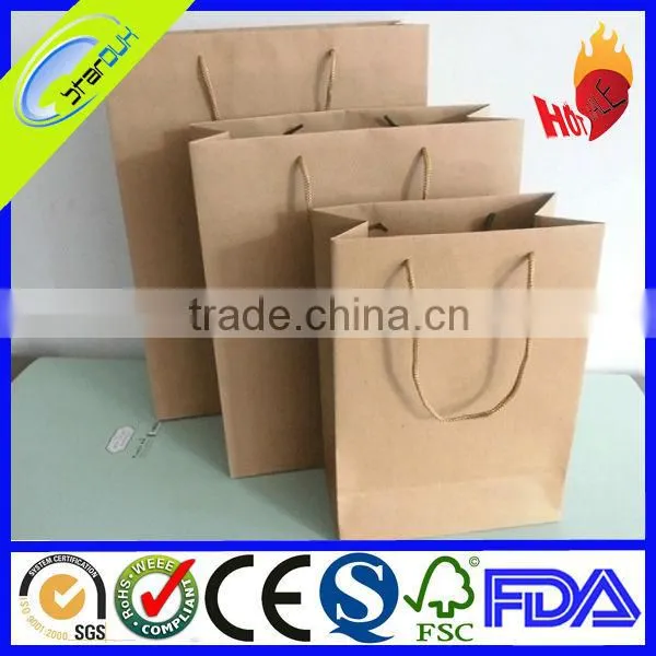 Brown Kraft Paper Shopping Bag
