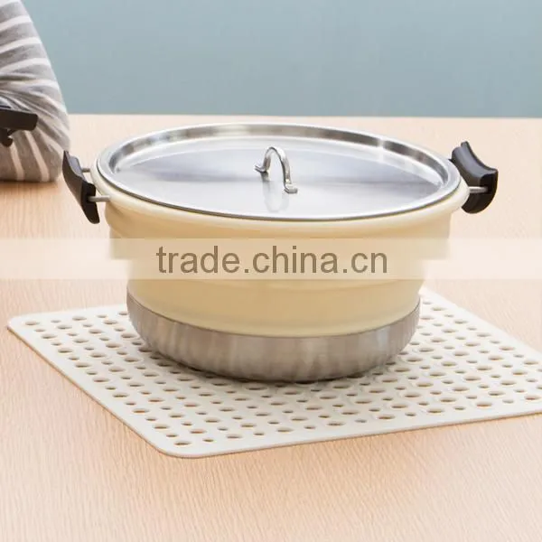 Household Non Stick Pot Holder Silicone Mat photo-3