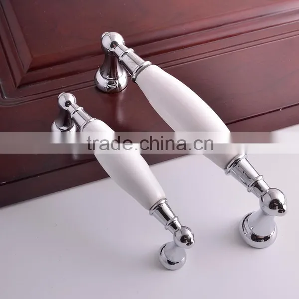 Antique Bronze Home Living Room Decorative Hardware Marble Stone Ceramic Closet Cupboard Kitchen Pull photo-5