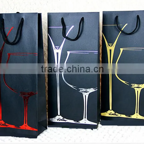 Paper Material and Accept Custom Order Take-Away Wine Paper Bag photo-3