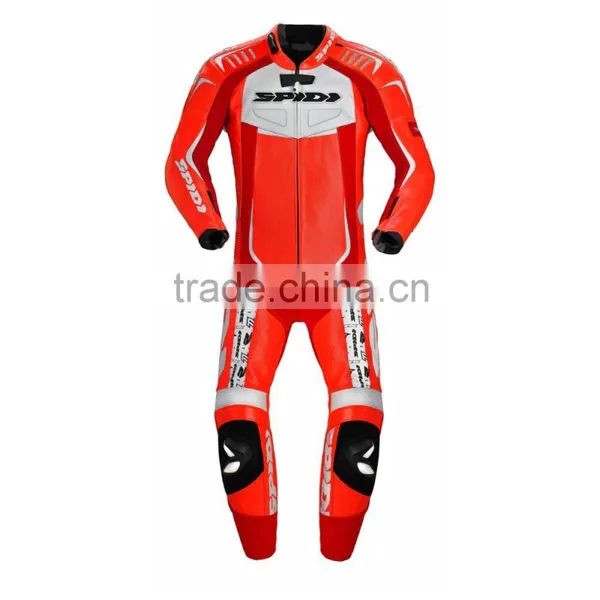 Motorcycle Leather Racing Suit, Motorbike Leather Suit, One Piece Motorcycle Leather Suit