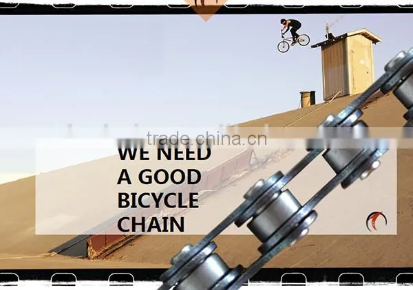 Bicycle Chains 410, 1/2''*1/8'' Taiwan Roller Driving Mountain Bicycle Chain Kmc Bulk Bike Chain photo-4