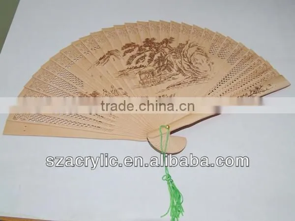 Clearance Sale Wood Fan for Promotion Gift